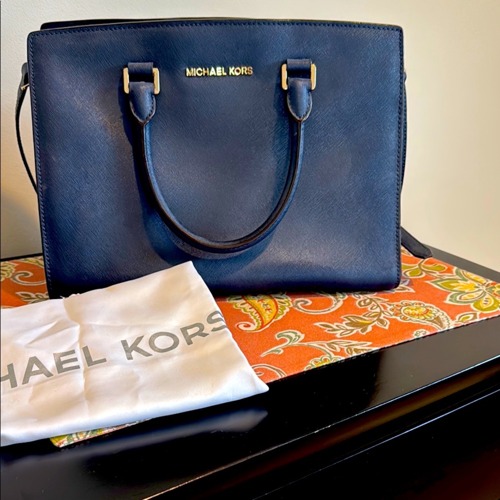 Michael Kors Navy Blue Tote